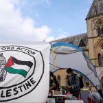 Oxford Üniversitesi'nde Filistin'e destek protestosu beşinci gününde